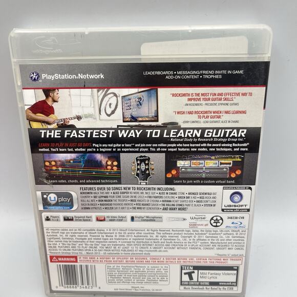 Rocksmith -- 2014 Edition (Sony PlayStation 3, 2013) CIB Complete - Picture 2 of 8